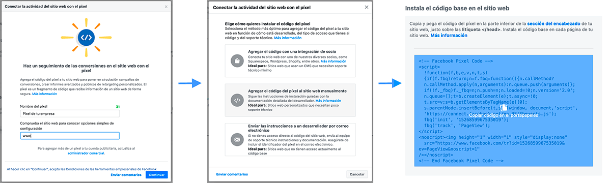 tag manager codigo pixel